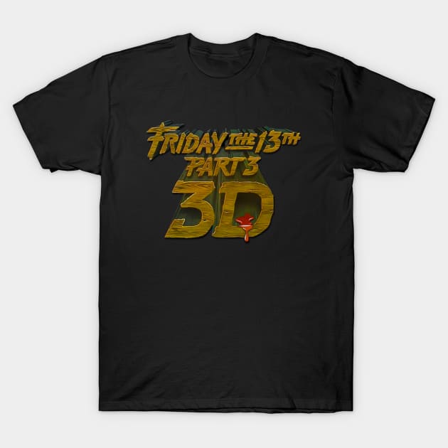 Friday the 13th part 3 T-Shirt by vhsisntdead